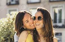 lesbian couple hugging women young preview