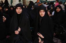muslim hijab burqa niqab chador girls women iranian wearing face tehran cnn burkini chadors islam bans mayors french swimming exposed