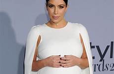 kardashian kim pregnant instyle angeles awards los celebmafia hawtcelebs