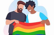 lgbt minority seksuele regenboog houden jonge mannen