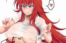 rias gremory dxd issei hyoudou sandwiched danbooru wad