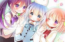 kafuu chino hoto desu cocoa gochuumon usagi tedeza rize