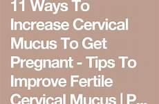 cervical mucus increase