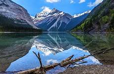 columbia canada spring lake nature mountain water landscape forest british wallpaper snowy reflection wallpapers peak desktop background backgrounds px wallhere