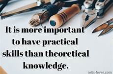 practical ielts importance than essay theoretical