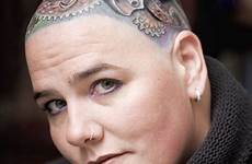 scalp hair tattoos