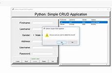 crud python sqlite application simple using part code source