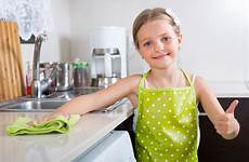 household kids chores do cleaning house taught girl