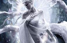 winter fairies fairy deviantart beautiful creatures wallpaper snow fantasy queen fae mythical magical faeries faerie ice mystical angels angel elfen