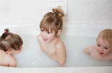 girls boy bathtub stock caucasian smiling dissolve blend d145