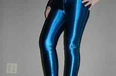 pants 80s spandex disco shiny 70s waist rocker trousers vtg high ebay druthers terms