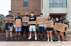 blm protests students campus purdueexponent hang honors