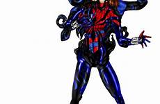 spider deviantart girl parasite venom symbiotes may symbiote symbiosis spiderman april comic man marvel