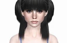 sims pigtails hairstyle sjoko retextured xm hair