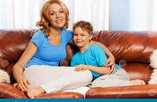 mother son couch cuddles sitting happy dreamstime child preview