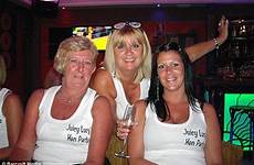 party tenerife behaving badly partying elderly old parties hen gets birthday pensioner oaps teenagers her stripper clubs year steele 50th