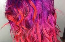 hair ombre sunrise fuschia dyed haare curls mineoutfit