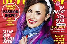 seventeen magazine demi lovato cover august issue teen magazines photoshoot covers revista huffpost still hawtcelebs hair rehab moments bad after