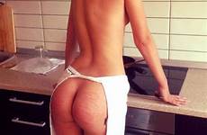 apron naked spanked kitchen freshly spanking eporner girl amateur gifs nothing