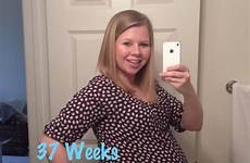 37 week belly pregnancy update apparently mood include thought morning early pretty good two