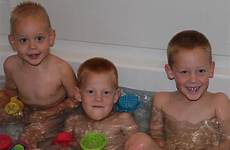 boys tub bathtub together recently house outside water