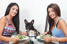 preeti priya young sister twin models sisters blake allergic dogs twins french glamour bulldog left dog food right their girls
