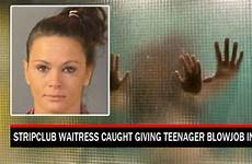 caught shower giving head woman waitress kids father son kid teenager girl arrested allegedly florida she been after has