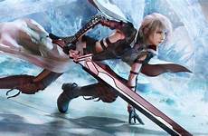 fantasy final farron ice xiii claire sword games wallpaper px wallpapers