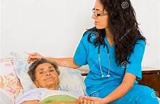 caring nurse elder patients patient nursing smiling kind stock assistant dementia preview