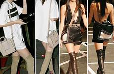 kendall jenner high boots thigh heels looks runway zone money welcome young givenchy going amazed actually kind legs got days