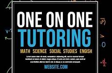 tutor flyer tutoring tuition math templates online poster postermywall maths business template posters flyers english school fun