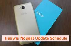 android update nougat huawei schedule roll plans