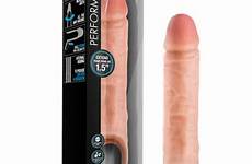 penis performance extender cock inches sheath beige plus