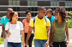 students college american african walking together school campus university stock group continues happy fees afro teens enrollment adekunle decline education