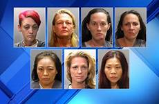 prostitution arrested women chantelle donna sinclair kimberly crackdown katie green row left right min