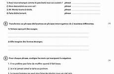 phrase formes exercice forme ce2 tronic eval