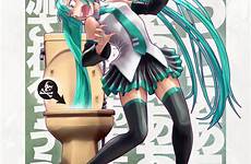miku hatsune toilet anime vocaloid characters female pixiv hair