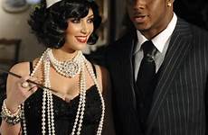 costume costumes flapper halloween 1920 gangster harlem nights casino fashion outfit 1920s couple couples dress 20s theme party gatsby kim