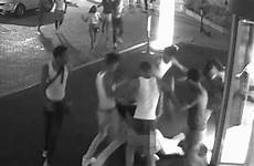 dc washington beat hotel man stomp police juveniles dozen outside say than assault aggravated catches raw security camera