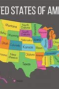 Map of US with States Names