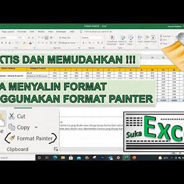 Format Painter pada Excel