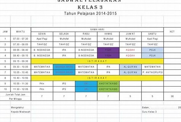 Jadwal