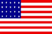 Image result for U.S. flag would have 13 red and white stripes and 20 stars and that a new star would be added for the each new state.
