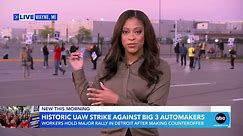 UAW workers strike for the 1st time in history