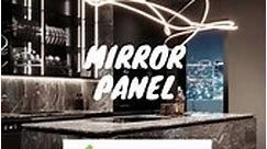 Mirror panels🪞 #homedecor #wallpaper #interiordesign | EcoClass