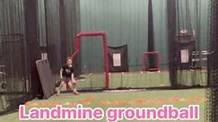 ❗️Great drill to work on the bad hops as an infielder❗️ As infielders we want to try our best to avoid a bad hop but sometimes it just happens. We need to be able to react and stick with the play. There have been many times where a routine ground-ball at the last second takes a weird hop. Being able to react quick will help you so stay with the play. Set up some low cones in a line across or jumble them up. Roll grounders and allow the infielder to react and try to stay with the play. Drill cred