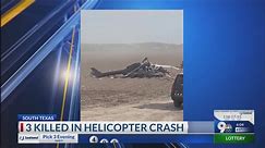 2 soldiers, 1 Border Patrol agent killed in helicopter crash in South Texas