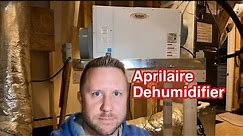How did I determine the size of my Aprilaire dehumidifier?