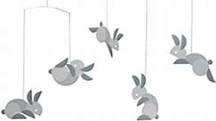 Circular Bunnies Hanging Nursery Mobile - 21 Inches - High Quality - Handmade in Denmark by Flensted