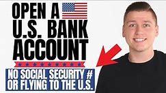How To Open a US Bank Account & Credit Card ONLINE For A Non-Resident (Without SSN)